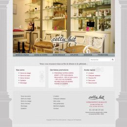 Design du site web Cellu Hit
