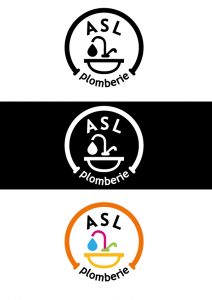 Création de logo ASL plomberie