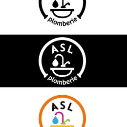 Création de logo ASL plomberie