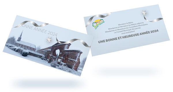 carte de voeux pour mairie